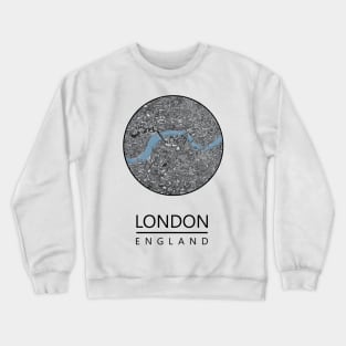 london map thames Crewneck Sweatshirt